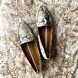 Madden girl snakeskin loafers